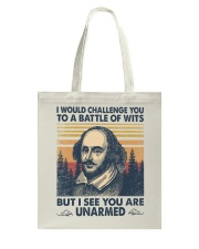 I Would Challenge You To a Battle of Wits Tote Bag tile