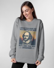 I Would Challenge You To a Battle of Wits Crewneck Sweatshirt apparel-crewneck-sweatshirt-lifestyle-front-13