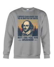 I Would Challenge You To a Battle of Wits Crewneck Sweatshirt front