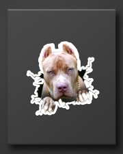 Funny pitbull breaking glass Sticker - Single (Vertical) aos-sticker-single-vertical-lifestyle-front-08