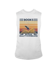 Books Because Reality Is Overrated Sleeveless Tee tile