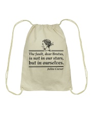 is not in our stars but in ourselves Drawstring Bag tile