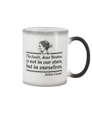 is not in our stars but in ourselves Color Changing Mug tile
