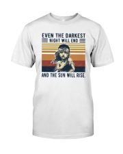 Even the darkest the sun will rise Classic T-Shirt tile