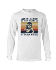 Even the darkest the sun will rise Long Sleeve Tee tile