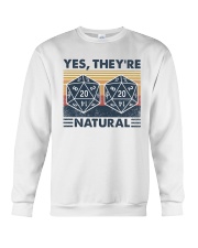 Yes They're Natural Crewneck Sweatshirt tile