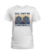 Yes They're Natural Ladies T-Shirt tile