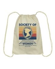 Society for Obstinate Headstrong Women Drawstring Bag tile