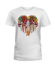 Native American Heart Ladies T-Shirt tile