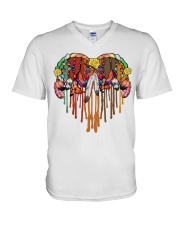 Native American Heart V-Neck T-Shirt tile