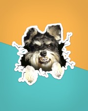Funny schnauzer breaking glass Sticker - Single (Vertical) aos-sticker-single-vertical-lifestyle-front-02
