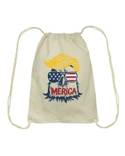 Owl Merica Drawstring Bag tile