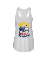 Owl Merica Ladies Flowy Tank tile