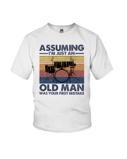 Drum Assuming I'm Just An Old Man Youth T-Shirt tile