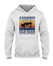 Drum Assuming I'm Just An Old Man Hooded Sweatshirt tile