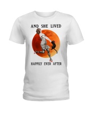 And She Lived Happily Ever After Ladies T-Shirt tile