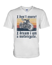 I Don't Snored V-Neck T-Shirt tile