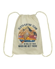 Sloth Kayak Team Drawstring Bag tile