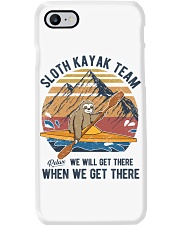 Sloth Kayak Team Phone Case tile