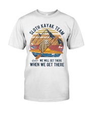 Sloth Kayak Team Classic T-Shirt front