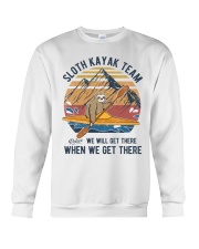 Sloth Kayak Team Crewneck Sweatshirt tile