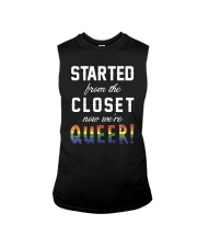 Started From The Closet Now We're Queer Sleeveless Tee tile