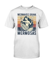 Mermaids drinks Mermosas Classic T-Shirt tile