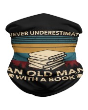 Reader Never Underestimate An Old Man Neck Gaiter tile