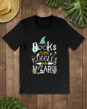 Books turn Muggles into Wizards Classic T-Shirt lifestyle-mens-crewneck-front-18