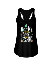 Books turn Muggles into Wizards Ladies Flowy Tank tile