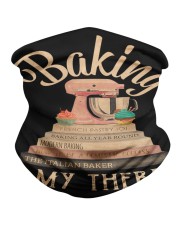 Baking is my therapy Neck Gaiter tile