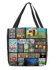Camping Happy All-Over Tote tile