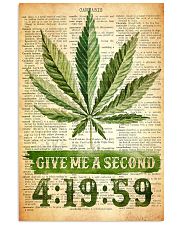 Give me a second 11x17 Poster front