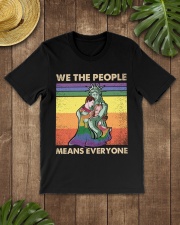 LGBTQ Pride Liberty Statue We The People Classic T-Shirt lifestyle-mens-crewneck-front-18