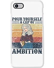 Dolly Parton Pour yourself a cup of ambition Phone Case tile