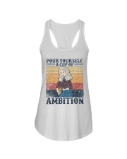 Dolly Parton Pour yourself a cup of ambition Ladies Flowy Tank tile