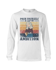Dolly Parton Pour yourself a cup of ambition Long Sleeve Tee tile