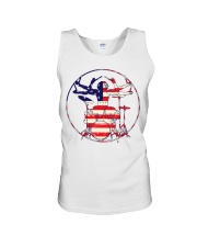 Vitruvian Man Unisex Tank tile