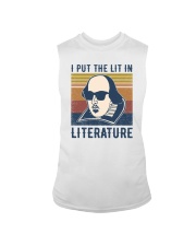 I Put The Lit In Literature Sleeveless Tee tile