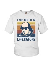 I Put The Lit In Literature Youth T-Shirt tile