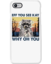 Retro Racoon Eff You See Kay Why Oh You Phone Case tile