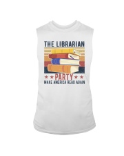 The Librarian Party Make America Read Again Sleeveless Tee tile
