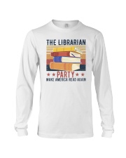 The Librarian Party Make America Read Again Long Sleeve Tee tile