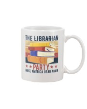 The Librarian Party Make America Read Again Mug tile