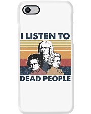 I listen to dead people Phone Case tile