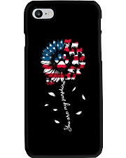 Pug You're My Sunshine Us Flag Phone Case tile