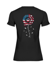Pug You're My Sunshine Us Flag Premium Fit Ladies Tee tile
