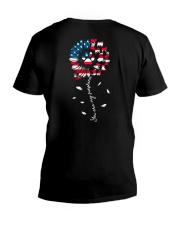 Pug You're My Sunshine Us Flag V-Neck T-Shirt tile