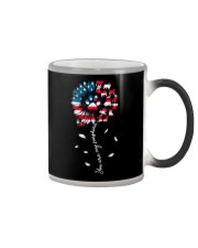 Pug You're My Sunshine Us Flag Color Changing Mug tile