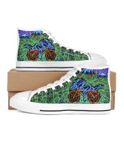1943 Hofmann Bicycle Day Take A Trip Men's High Top White Shoes inside-right-outside-right